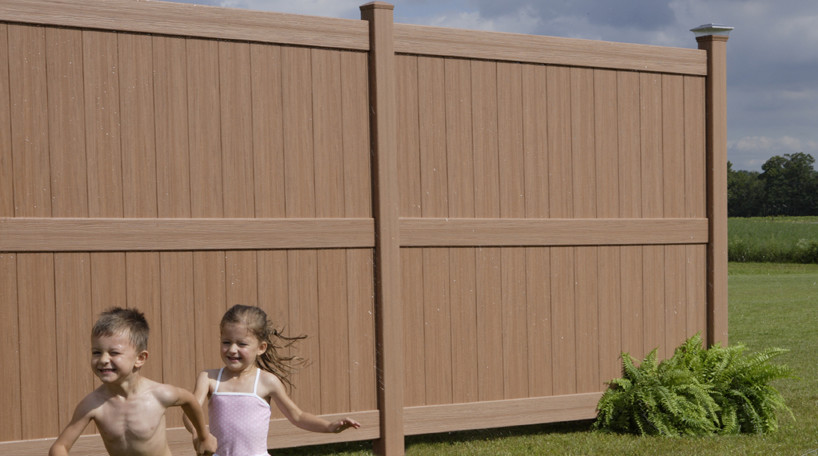wood fence family