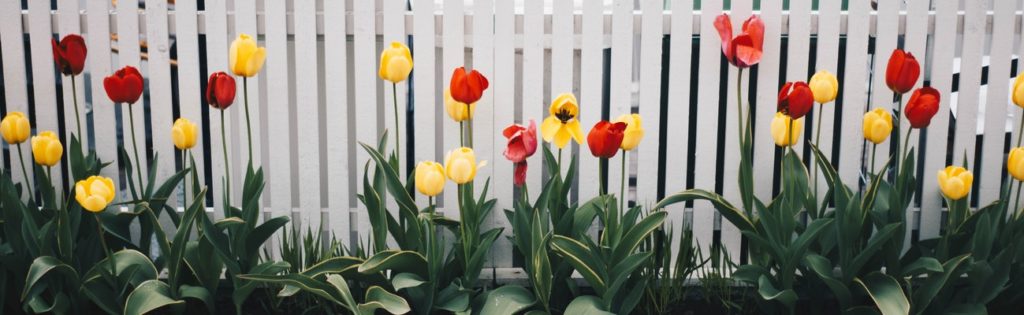 vinyl picket fence