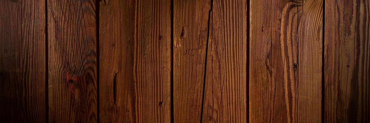 dark wood fence